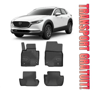 Mazda Mx-30 Electric Din 09.2020 - Prezent, Suv , Set Covorase Auto Tip Tavita Premium 3D, din cauciuc