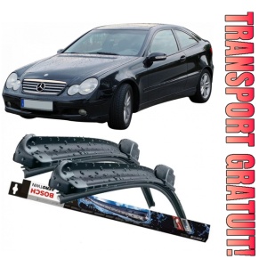 Mercedes C-Class T-Model Set 2 stergatoare parbriz Bosch Aerotwin 600/475mm compatibile cu Mercedes-Benz C-CLASS T-Model (S204) (2008-2014) (60 cm / 60 cm)
