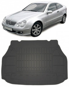 Mercedes C CLAss W203 Coupe din 2000 - 2008 *1, Tavita Pentru Portbagaj Lux Premium Dedicata, accesorii pentru autoturismul tau - masina v189364