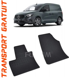 Mercedes Citan 2M fabricat din 2022 - Prezent, Van, set covorase auto dedicate, din cauciuc 100% Premium accesorii pentru autoturismul tau - masina v150991