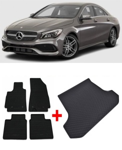Mercedes Clasa B Set Covorase + tavita portbagaj auto Mercedes B-Class W246 fabricatie 10.2011 - 12.2018, caroserie van - Img 2