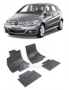 Mercedes Clasa B W245, Hatchback, fabricat din 06.2005 - 2011, set covorase auto dedicate, din cauciuc 100% Premium accesorii pentru autoturismul tau - masina v157966