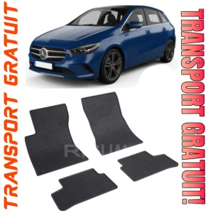 Mercedes Clasa B W247, Van, fabricat din 01.2019 - Prezent, set covorase auto dedicate, din cauciuc 100% Premium
