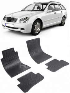 Mercedes Clasa C W203, Combi, fabricat din 2001 - 11.2007, set covorase auto dedicate, din cauciuc 100% Premium accesorii pentru autoturismul tau - masina v154674