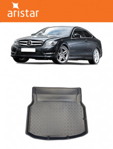 Mercedes clasa C W204 Coupe din 06.2011 - 12.2015, Tavita Pentru Portbagaj Lux Premium Dedicata, Bancheta Rabatabila (V2) *1 accesorii pentru autoturismul tau - masina v189661