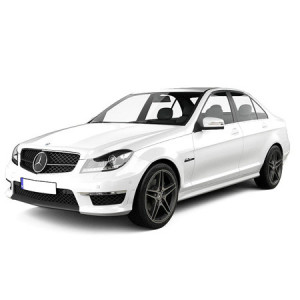 Mercedes Clasa C W204, Sedan, Din 04.2007 - 02.2014 , Set Covorase Auto Tip Tavita Premium 3D, din cauciuc accesorii pentru autoturismul tau - masina v172164