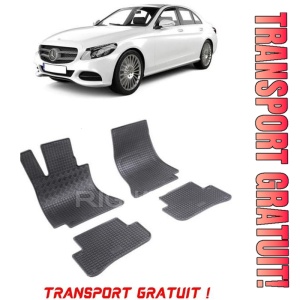 Mercedes Clasa C W205, Sedan, fabricat din 03.2014 - 11.2020, set covorase auto dedicate, din cauciuc 100% Premium - Transport Gratuit