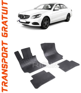 Mercedes Clasa E W212, Sedan, fabricat din 03.2009 - 03.2016, set covorase auto dedicate, din cauciuc 100% Premium accesorii pentru autoturismul tau - masina v157627