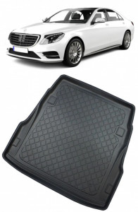 Mercedes clasa S W222 Sedan din 07.2013 - 11.2020, Tavita Pentru Portbagaj Lux Premium Dedicata, Bancheta Culisanta Electric *1 accesorii pentru autoturismul tau - masina v198460