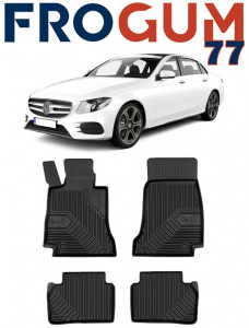 Mercedes E-Class W213 Din 04.2016 - Prezent, Sedan , Set Covorase Auto Tip Tavita Premium 3D, din cauciuc accesorii pentru autoturismul tau - masina v165299