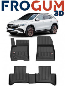 Mercedes Eqa Din 03.2021 - Prezent, Suv , Set Covorase Auto Tip Tavita Premium 3D, din cauciuc accesorii pentru autoturismul tau - masina v163018