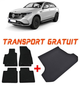 Mercedes Eqc din 05.2019 - Prezent Suv *1 , Set Covorase + tavita portbagaj auto accesorii pentru autoturismul tau - masina v1756
