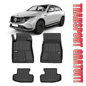 Mercedes Eqc Din 05.2019 - Prezent, Suv , Set Covorase Auto Tip Tavita Premium 3D, din cauciuc