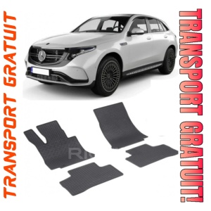 Mercedes Eqc fabricat din 05.2019 - Prezent, Suv, set covorase auto dedicate, din cauciuc 100% Premium