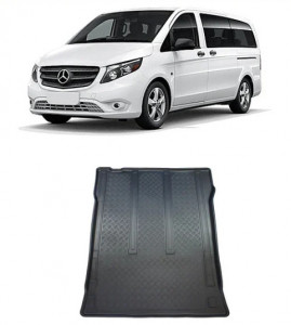 Mercedes Evito W447 Van din 10.2020 - Prezent, Tavita Pentru Portbagaj Lux Premium Dedicata, Ampatament Lung In Spatele Randului 2 *1 accesorii pentru autoturismul tau - masina v202914