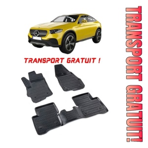Mercedes GLC X253 2015-2022 Set 4 covorase auto din cauciuc tip tavita premium line 3D - Transport Gratuit!