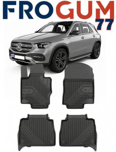 Mercedes Gle II W167 Din 11.2018 - Prezent, Coupe , Set Covorase Auto Tip Tavita Premium 3D, din cauciuc accesorii pentru autoturismul tau - masina v165023