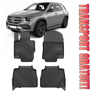 Mercedes Gle II W167 Din 11.2018 - Prezent, Coupe , Set Covorase Auto Tip Tavita Premium 3D, din cauciuc