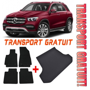 Mercedes GLE Set Covorase + tavita portbagaj auto Mercedes GLE I W166 fabricatie 06.2015 - 10.2018, caroserie suv