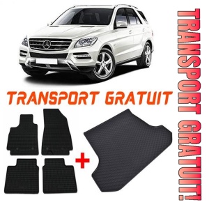 Mercedes Ml W166 Suv din 11.2011 - 05.2015 *2, Set Covorase + tavita portbagaj auto