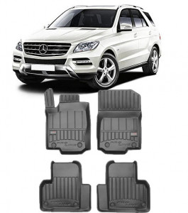 Mercedes ML W166, Suv, Din 11.2011 - 05.2015 , Set Covorase Auto Tip Tavita Premium 3D, din cauciuc accesorii pentru autoturismul tau - masina v175077
