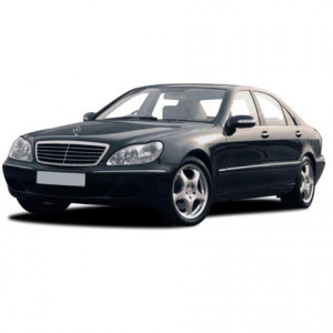 Mercedes S-Class W220 Din 1998 - 06.2005, Sedan , Set Covorase Auto Tip Tavita Premium 3D, din cauciuc accesorii pentru autoturismul tau - masina v166888
