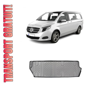 Mercedes VIto W447, Van, Din 10.2014 - Prezent, Rand 3 , Set Covorase Auto Tip Tavita Premium 3D, din cauciuc