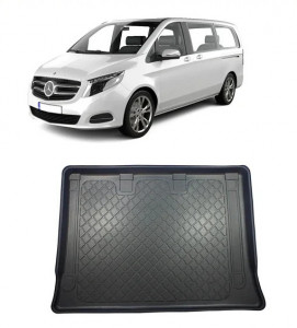 Mercedes Vito W447 Van din 10.2014 - Prezent, Tavita Pentru Portbagaj Lux Premium Dedicata, Ampatament Extralung In Spatele Randului 3 *1 accesorii pentru autoturismul tau - masina v188751