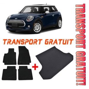 Mini Mini One din 03.2014 - Prezent Hatchback Portbagaj Inferior *1, Set Covorase + tavita portbagaj auto