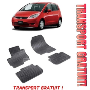 Mitsubishi Colt Cz, Hatchback, fabricat din 11.2008 - 2013, set covorase auto dedicate, din cauciuc 100% Premium - Transport Gratuit