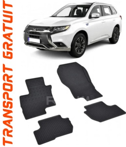 Mitsubishi Outlander III PhEV fabricat din 09.2012 - Prezent, Suv, set covorase auto dedicate, din cauciuc 100% Premium accesorii pentru autoturismul tau - masina v151345