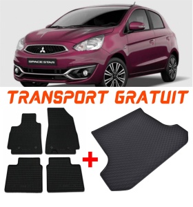 Mitsubishi Space Set Covorase + tavita portbagaj auto Mitsubishi Space Star fabricatie 12.2019 - prezent, caroserie hatchback accesorii pentru autoturismul tau - masina v2080