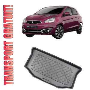 Mitsubishi Space Star Hatchback din 03.2013 - 2017, Tavita Pentru Portbagaj Lux Premium Dedicata, Portbagaj Inferior *2