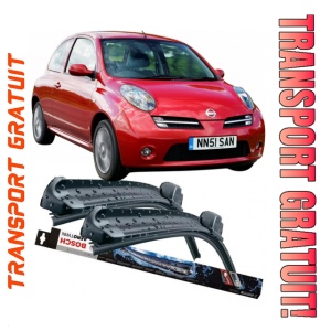 Nissan Micra Set 2 stergatoare parbriz Bosch Bosch Aerotwin compatibile cu Nissan Micra 2011 (53 cm / 34 cm)