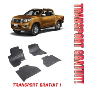 Nissan Navara Le New, Pick-Up, fabricat din 2007 - Prezent, set covorase auto dedicate, din cauciuc 100% Premium - Transport Gratuit