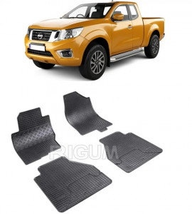 Nissan Navara, Pick-Up, fabricat din 2010 - 2015, set covorase auto dedicate, din cauciuc 100% Premium accesorii pentru autoturismul tau - masina v160284