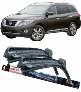Nissan Pathfinder Set 2 stergatoare parbriz Bosch Bosch Aerotwin compatibile cu Nissan Pathfinder 2013 (65 cm / 40 cm) accesorii pentru autoturismul tau - masina v132947