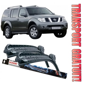 Nissan Pathfinder Set 2 stergatoare parbriz Bosch Bosch Aerotwin compatibile cu Nissan Pathfinder 2005 (60 cm / 47.5 cm)