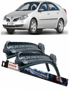 Nissan Primera Set 2 stergatoare parbriz Bosch Bosch Aerotwin compatibile cu Nissan Primera 2002-2007 (65 cm / 45 cm) accesorii pentru autoturismul tau - masina v119954
