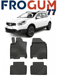 Nissan Qashqai I Din 02.2007 - 01.2014, Suv , Set Covorase Auto Tip Tavita Premium 3D, din cauciuc accesorii pentru autoturismul tau - masina v165942