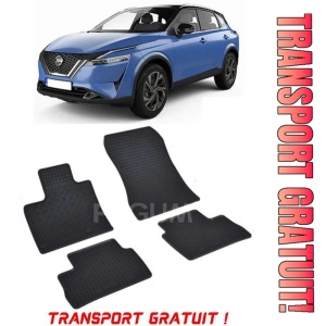 Nissan Qashqai I, Suv, fabricat din 02.2007 - 01.2014, set covorase auto dedicate, din cauciuc 100% Premium - Transport Gratuit