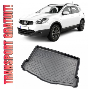 Nissan Qashqai II Suv din 02.2014 - 05.2021, Tavita Pentru Portbagaj Lux Premium Dedicata, Portbagaj Inferior Roata Rezerva Ingusta *1