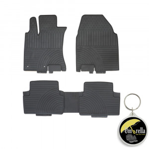 Nissan Qashqai J10 (2006-2013) Set 5 covorase auto cauciuc Exclusive Line accesorii pentru autoturismul tau - masina v243558
