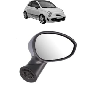 Oglinda Dreapta ABARTH 500C / 595C / 695C din 2008 - 2016, Auto, Reglaj electric, Completa - Img 2