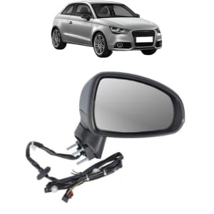 Oglinda Dreapta AUDI A1 (8X1, 8XK) din 2010 - 2018, Auto, Reglaj electric, Completa - Img 2