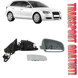 Oglinda Dreapta AUDI A3 Sportback (8PA) din 2004 - 2013, Auto, Reglaj electric, Completa