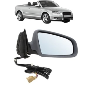 Oglinda Dreapta AUDI A4 B6 Convertible (8H7) din 2002 - 2005, Auto, Reglaj electric, Completa - Img 2