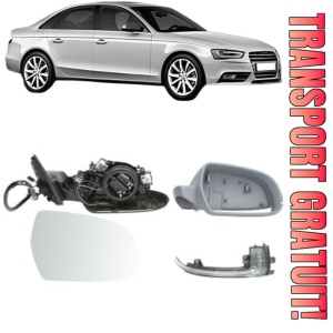 Oglinda Dreapta AUDI A4 B8 (8K2) din 2007 - 2015, Auto, Reglaj electric, Completa