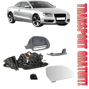 Oglinda Dreapta AUDI A5 (8T3) din 2007 - 2017, Auto, Reglaj electric, Completa