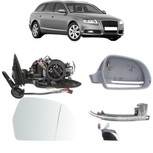 Oglinda Dreapta AUDI A6 C6 Avant (4F5) din 2004 - 2011, Auto, Reglaj electric, Completa - Img 2